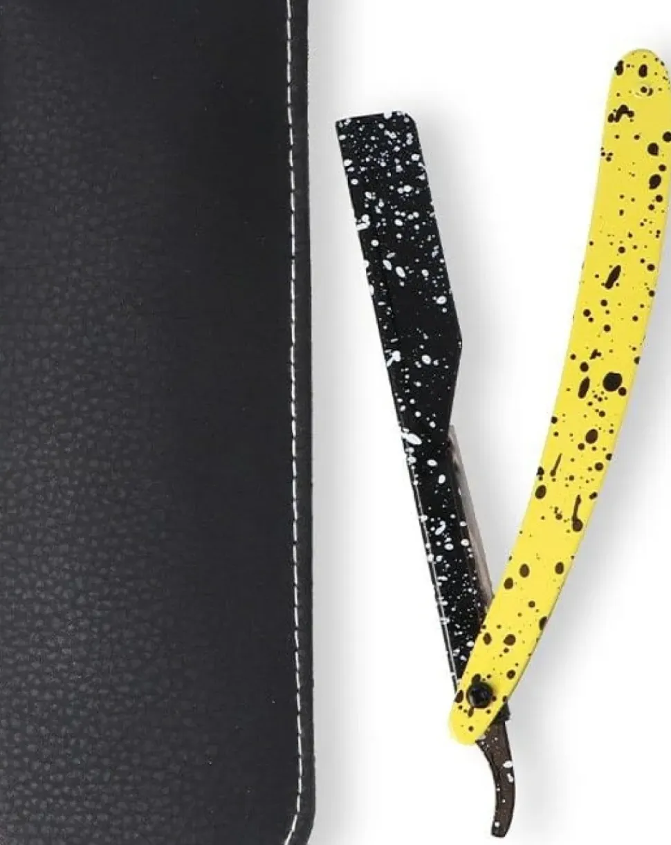 Eurostil Blessed Professional Razor Neon Black & Yellow