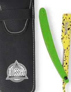 Eurostil Blessed Professional Razor Neon Green & Yellow