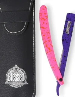 Eurostil Blessed Professional Razor Neon Purple & Rosa