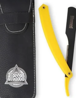Eurostil Blessed Yellow Plastic Handle Razor