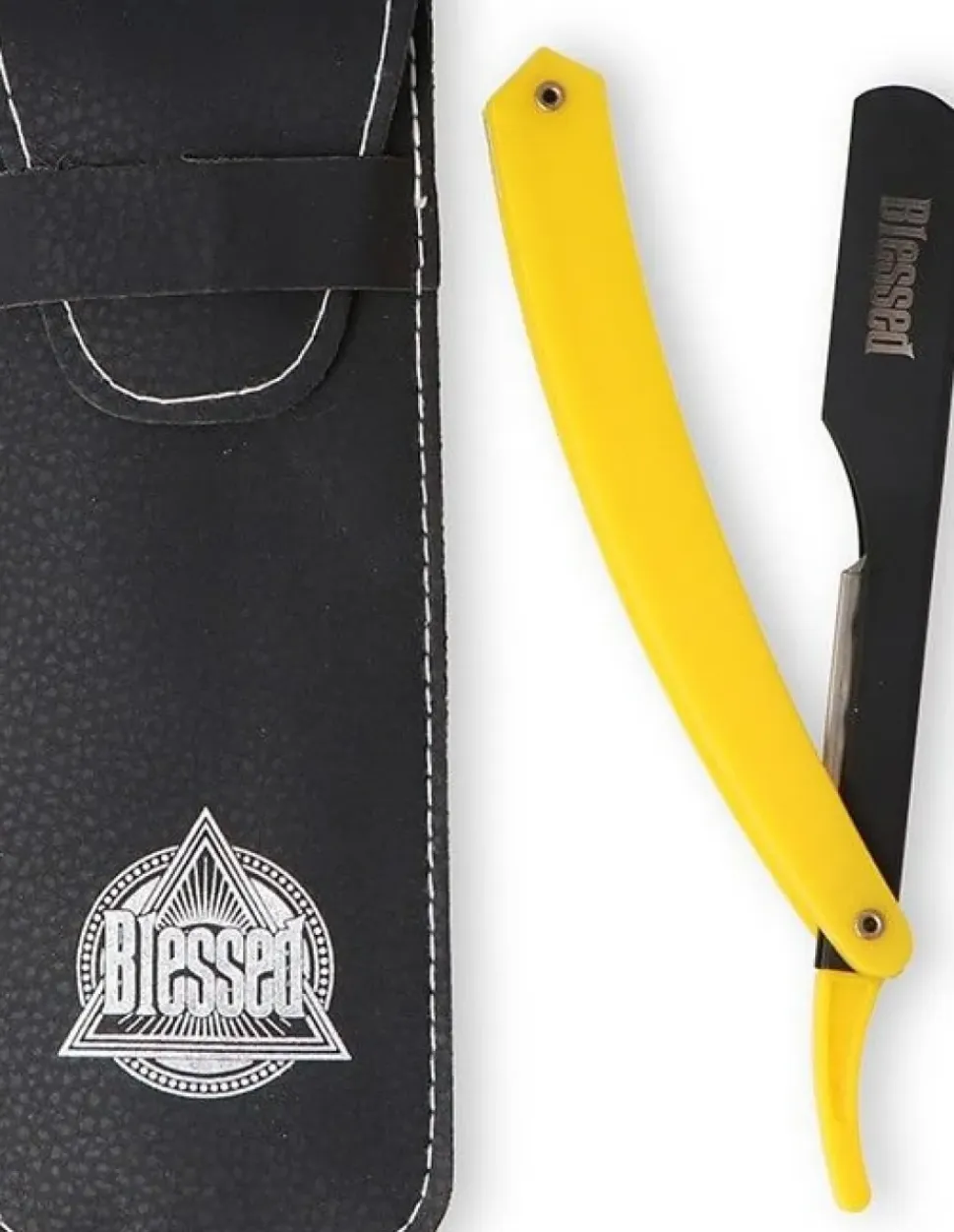 Eurostil Blessed Yellow Plastic Handle Razor