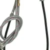 Eurostil Chromed Mixing Tap + Handshower Black