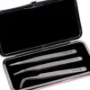 Eurostil - Set 3 individual tweezers one by one hair (U)