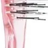 Eurostil - Small Double Height Pua Detangler Brush Pink - 16,5 cm