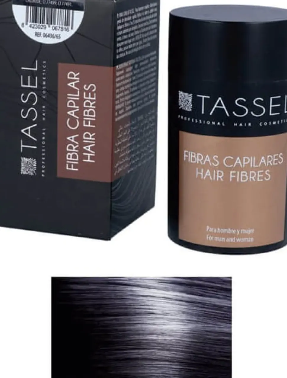 Eurostil - Tassel Hair Fiber Black 22g