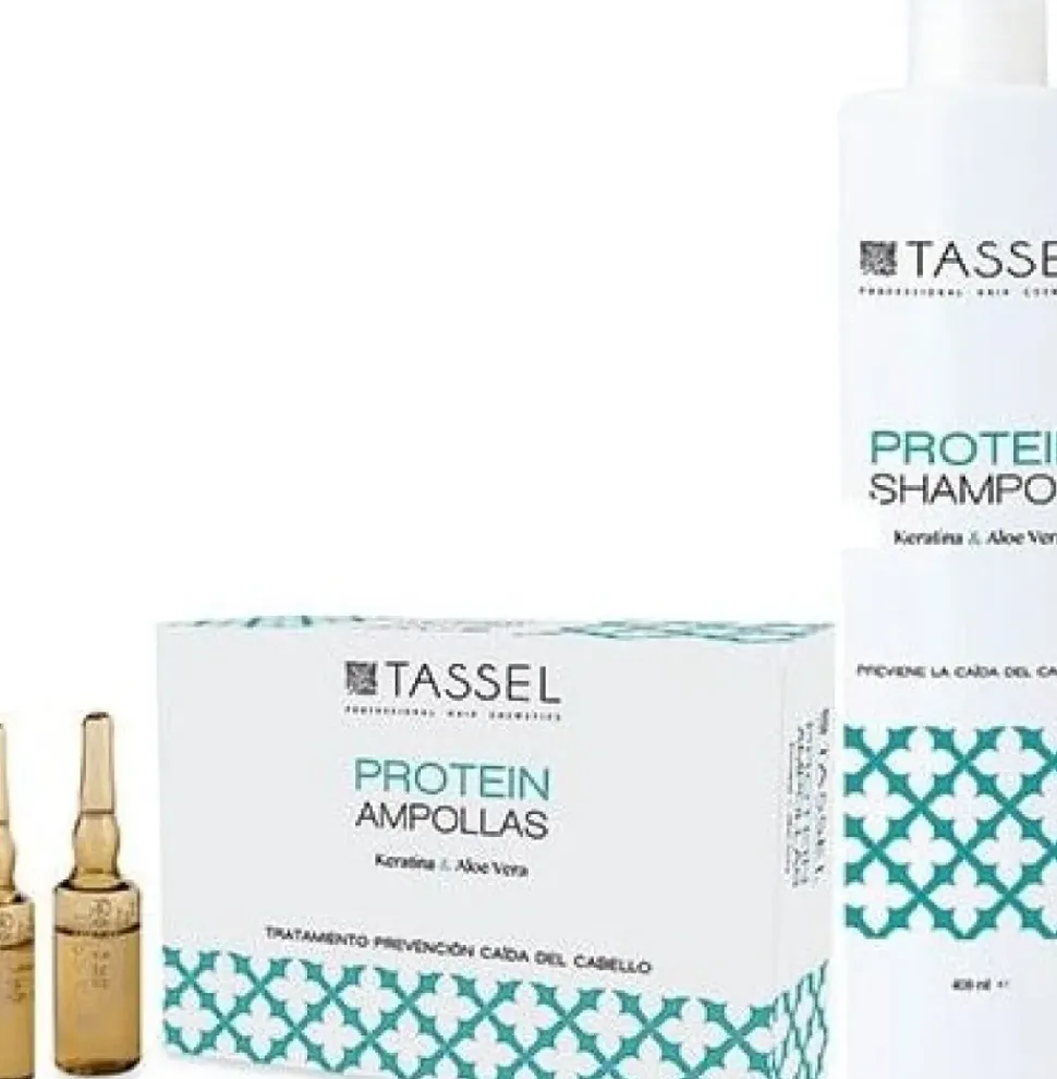 Eurostil Tassel Pack Anti Hair Loss Shampoo 400 ml & 12 x 10 ml Ampoules