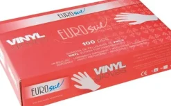 Eurostil Vinyl Gloves Medium - 100 Pcs