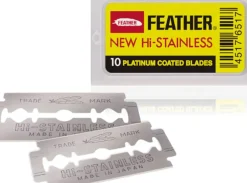 Feather New Hi-Stainless Razorblades 10 Pcs