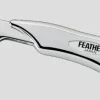 Feather Razor Short Silver