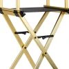 Gabbiano Aluminum Make Up Chair Gold