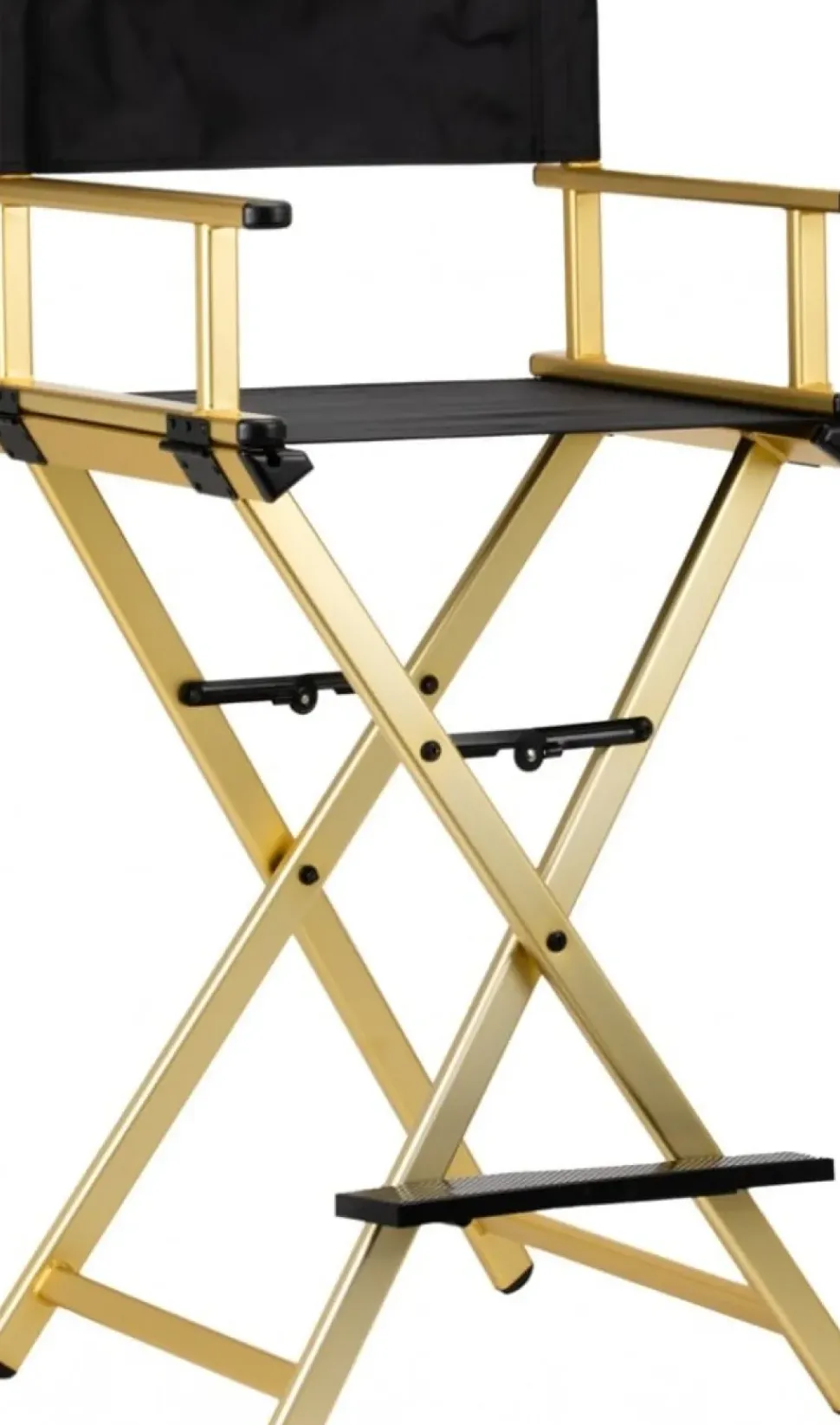 Gabbiano Aluminum Make Up Chair Gold