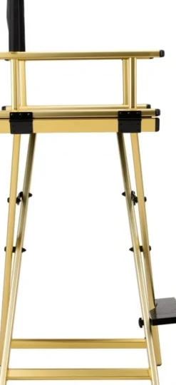 Gabbiano Aluminum Make Up Chair Gold