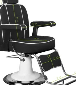 Gabbiano Amadeo Black Barber Chair