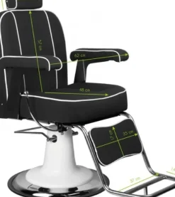Gabbiano Barber Chair Amadeo Black