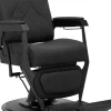 Gabbiano Barber Chair Bruno Black & Black Frame