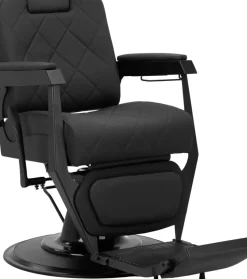 Gabbiano Barber Chair Bruno Black & Black Frame