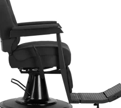 Gabbiano Barber Chair Bruno Black & Black Frame