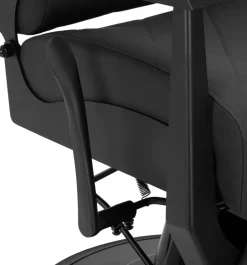 Gabbiano Barber Chair Bruno Black & Black Frame