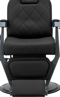 Gabbiano Barber Chair Bruno Black & Graphite Frame