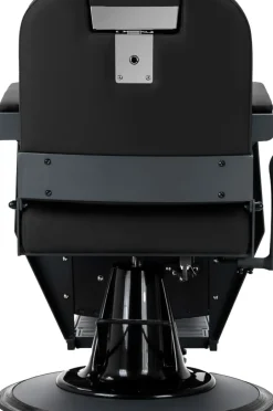 Gabbiano Barber Chair Bruno Black & Graphite Frame