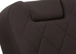 Gabbiano Barber Chair Bruno Brown & Black Frame