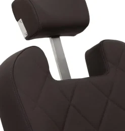 Gabbiano Barber Chair Bruno Brown & Black Frame