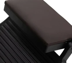 Gabbiano Barber Chair Bruno Brown & Black Frame