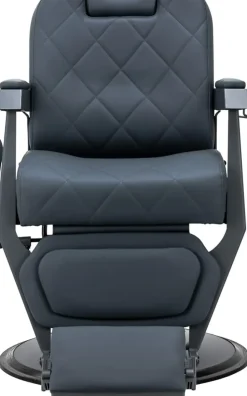 Gabbiano Barber Chair Bruno Graphite & Graphite Frame