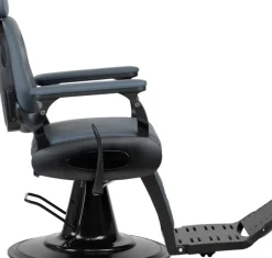 Gabbiano Barber Chair Francesco Black Graphite