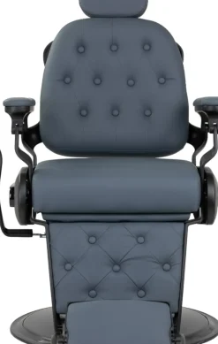 Gabbiano Barber Chair Francesco Black Graphite