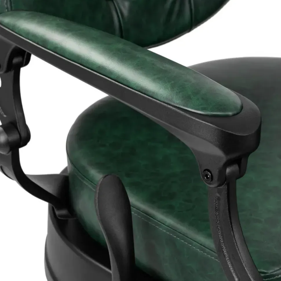 Gabbiano Barber Chair President Green-Black