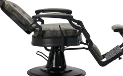 Gabbiano Barber Chair President Old Leather Green