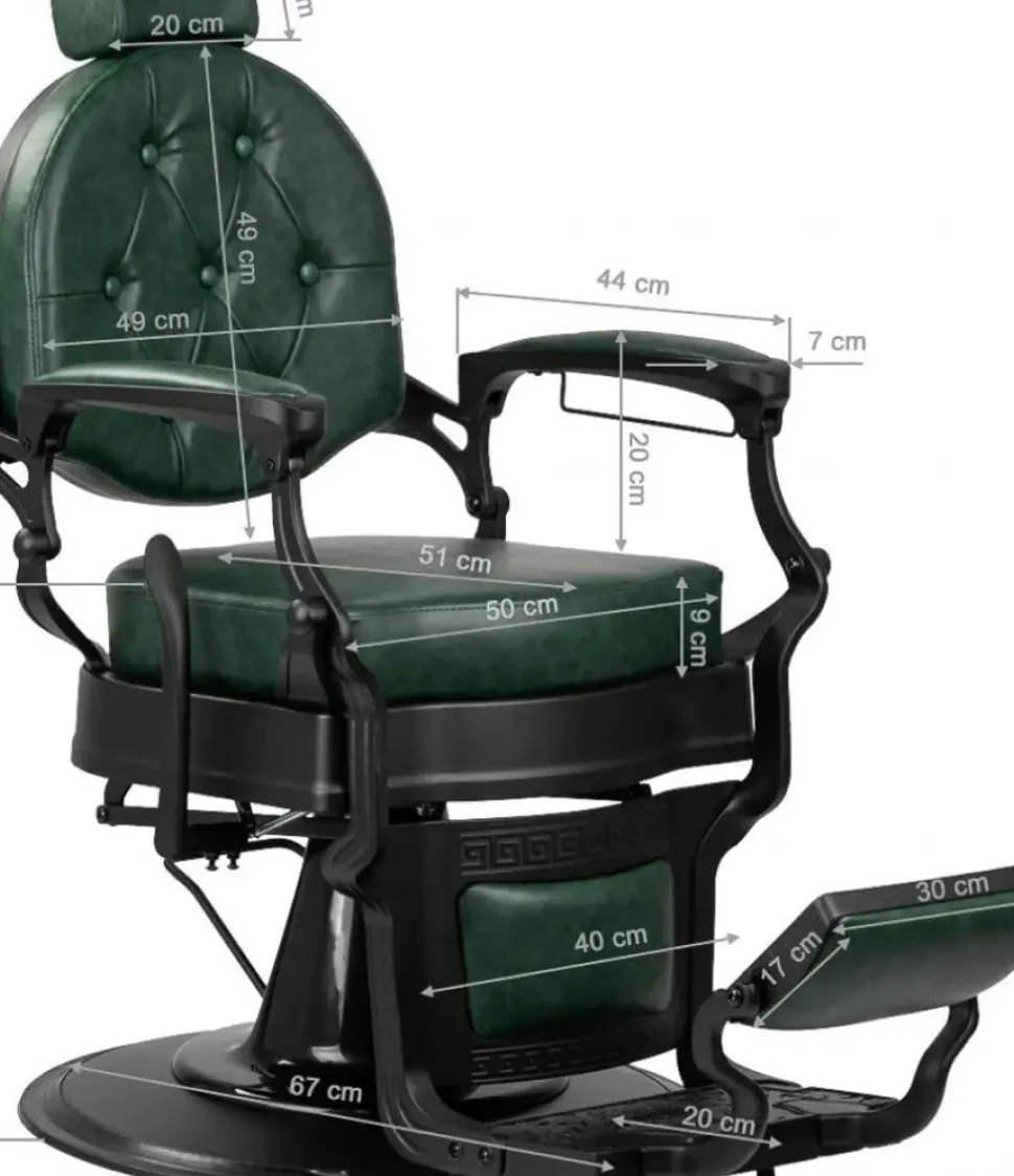 Gabbiano Barber Chair President Red