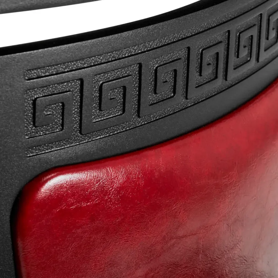 Gabbiano Barber Chair President Red