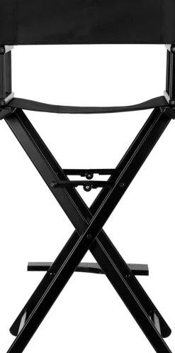 Gabbiano Black Aluminum Make Up Chair