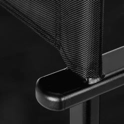 Gabbiano Black Aluminum Make Up Chair