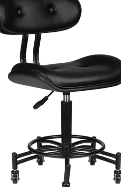 Gabbiano Black Florence Stool