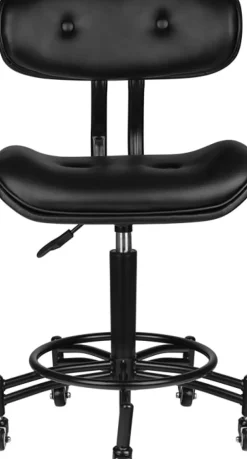 Gabbiano Black Florence Stool