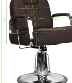 Gabbiano Brown Stern Barber Chair