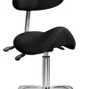 Gabbiano Cosmetic Stool Giovanni Black