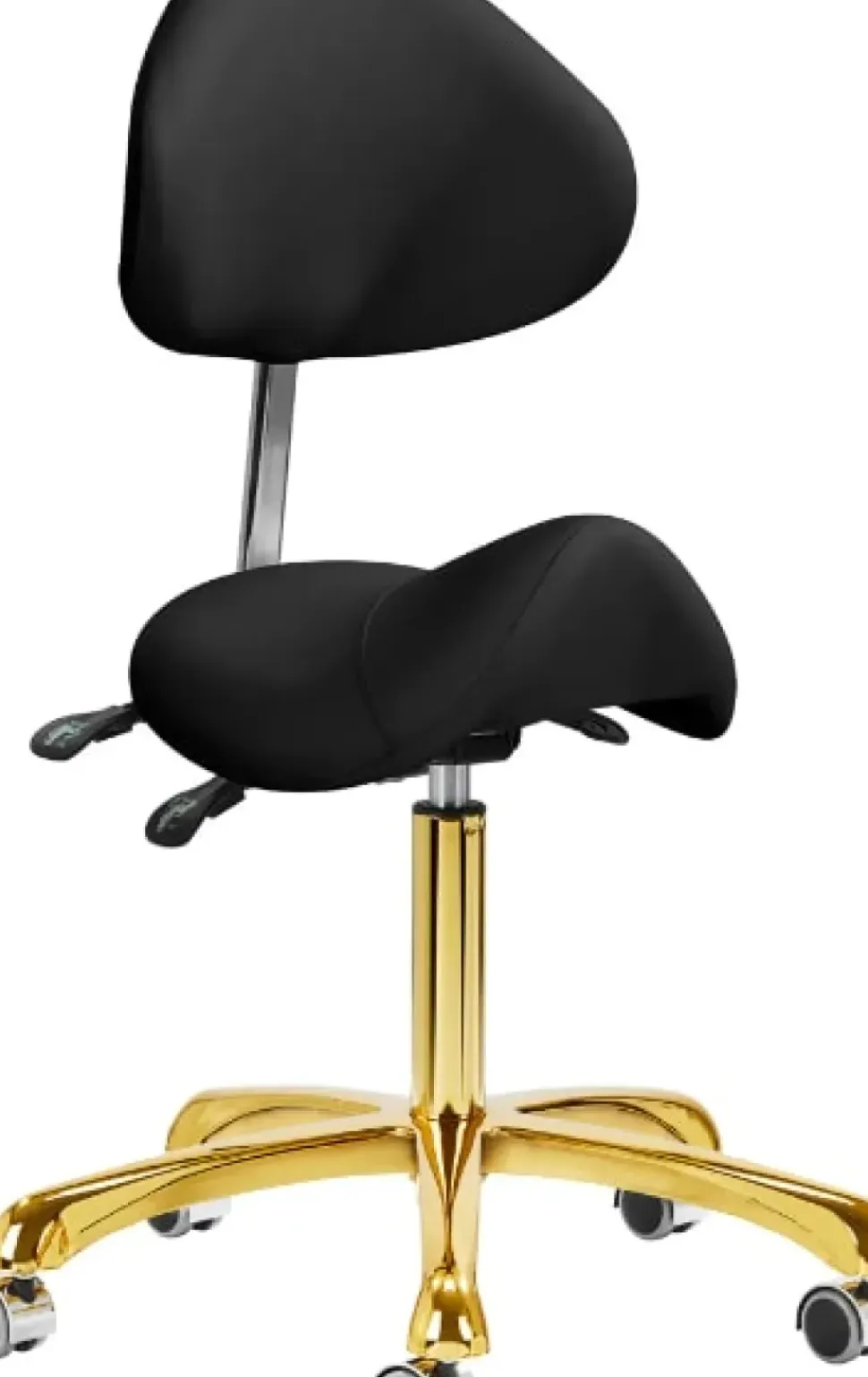 Gabbiano Cosmetic Stool Giovanni Black Gold