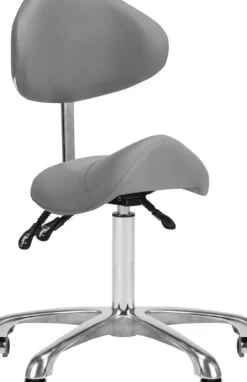Gabbiano Cosmetic Stool Giovanni Grey