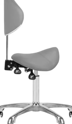 Gabbiano Cosmetic Stool Giovanni Grey