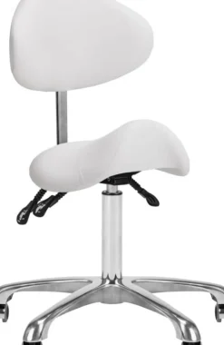 Gabbiano Cosmetic Stool Giovanni White