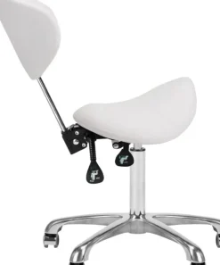 Gabbiano Cosmetic Stool Giovanni White