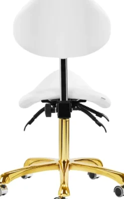 Gabbiano Cosmetic Stool Giovanni White Gold
