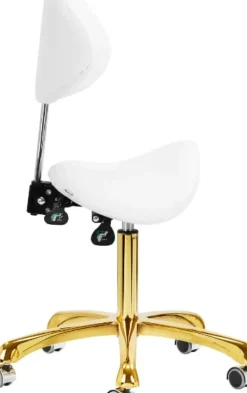 Gabbiano Cosmetic Stool Giovanni White Gold