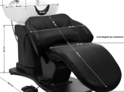 Gabbiano Electric Hairdressing Wash Unit Trycho Black