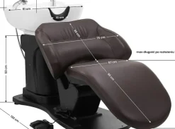Gabbiano Electric Hairdressing Wash Unit Trycho Brown