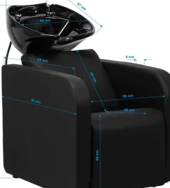 Gabbiano Electric Sylvia Hairdressing Wash Station
